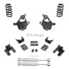 2014-2016 Silverado / Sierra 1500 V8 4/5-6 Lowering Kit - Spindles + Coils + Rear Shocks - Cast Stee