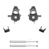 Trekline 2/2 Spindle Lowering Kit for 2002-2008 Dodge Ram 1500 2WD + Shocks