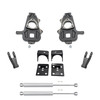 Trekline 2/4-5 Spindle Lowering Kit for 2002-2008 Dodge Ram 1500 2WD + Shocks