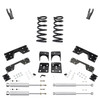 Trekline 3/4-5 Coil Lowering Kit for 2002-2008 Dodge Ram 1500 2WD V8 + Shocks + C-Notch