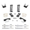 Trekline 2/5 Coils Lowering Kit for 1997-2003 Ford F-150 2WD V8 + Shocks + C-Notch