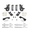Trekline 4/6 Spindles & Coils Lowering Kit for 1997-2003 Ford F-150 2WD V6 + Shocks + C-Notch