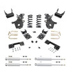 Trekline 5/5 Spindles & Coils Lowering Kit for 1997-2003 Ford F-150 2WD V6 + Shocks + C-Notch