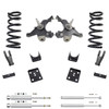 Trekline 5/7–8 Spindle + Coil Drop Kit — Tahoe 95-99 / Yukon 95-97 2-Door 2WD V8 + Shocks