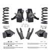 Trekline 3/3–4 Drop spindles and coils Drop Kit — 95-99 Tahoe Yukon 4-Door 2WD V8 + Shocks