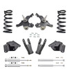 Trekline 4/3–4 Drop spindles and coils Drop Kit — 95-99 Tahoe Yukon 4-Door 2WD V8 + Shocks
