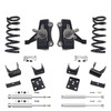Trekline 5/5 Drop spindles and coils Drop Kit — 95-99 Tahoe Yukon 4-Door 2WD V8 + Shocks