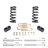 2/3 Coils Lowering Kit with Front and Rear Shocks for 1982–2003 Chevy S10 GMC S15 Sonoma 2WD I4