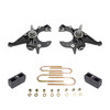 2/3 Spindles Lowering Kit for 1982–2003 Chevy S10 GMC S15 Sonoma 2WD I4/V6