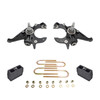 2/4 Spindles Lowering Kit for 1982–2003 Chevy S10 GMC S15 Sonoma 2WD I4/V6