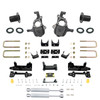 4-5/6 Lowering Kit for 2019-2026 Chevrolet Silverado / GMC Sierra 1500 2WD - Spindles + Coil Relocat