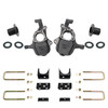 3-4/7 Lowering Kit for 2019-2026 Chevrolet Silverado / GMC Sierra 1500 2WD - Spindles + Coil Relocat