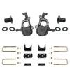 4-5/7 Lowering Kit for 2019-2026 Chevrolet Silverado / GMC Sierra 1500 2WD - Drop Spindles + Adjusta