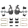 4-5/6 Lowering Kit for 2019-2026 Chevrolet Silverado / GMC Sierra 1500 2WD - Spindles + Coil Relocat