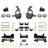3-4/6 Lowering Kit for 2019-2026 Chevrolet Silverado / GMC Sierra 1500 2WD - Spindles + Coil Relocat