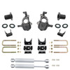 4-5/6 Lowering Kit for 2019-2026 Chevrolet Silverado / GMC Sierra 1500 4WD - Spindles + Coil Relocat