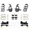 4/7 Lowering Kit for 2019-2026 Chevrolet Silverado / GMC Sierra 1500 4WD V8 - Spindles + Coils and B