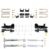 3/6 Lowering Kit for 2019-2026 Chevrolet Silverado / GMC Sierra 1500 2WD - Adjustable Struts with Re