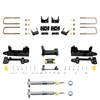 3/6 Lowering Kit for 2019-2026 Chevrolet Silverado / GMC Sierra 1500 2WD - Adjustable Struts and Com