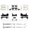 3/6 Lowering Kit for 2019-2026 Chevrolet Silverado / GMC Sierra 1500 2WD - Adjustable Struts with Re