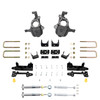 4-5/6 Lowering Kit for 2019-2026 Chevrolet Silverado / GMC Sierra 1500 2WD - Spindles + Adjustable S