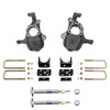 4-5/7 Lowering Kit for 2019-2026 Chevrolet Silverado / GMC Sierra 1500 2WD - Spindles + Adjustable S