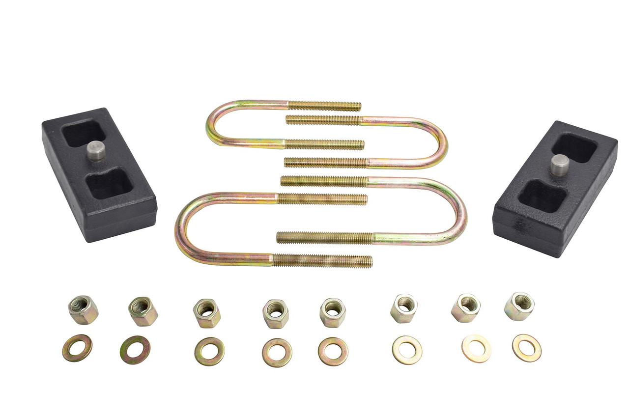 Street Edge 3" Extruded Aluminum Lowering Block Kit For Chevy S10 / Sonoma / Blazer (82-04) – Rear