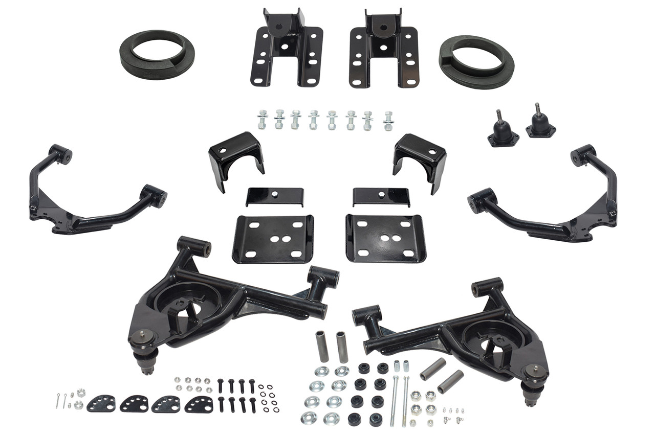 1999 - 2006 Chevy Silverado GMC Sierra LONG BED 3/4" Control Arm DROP KIT