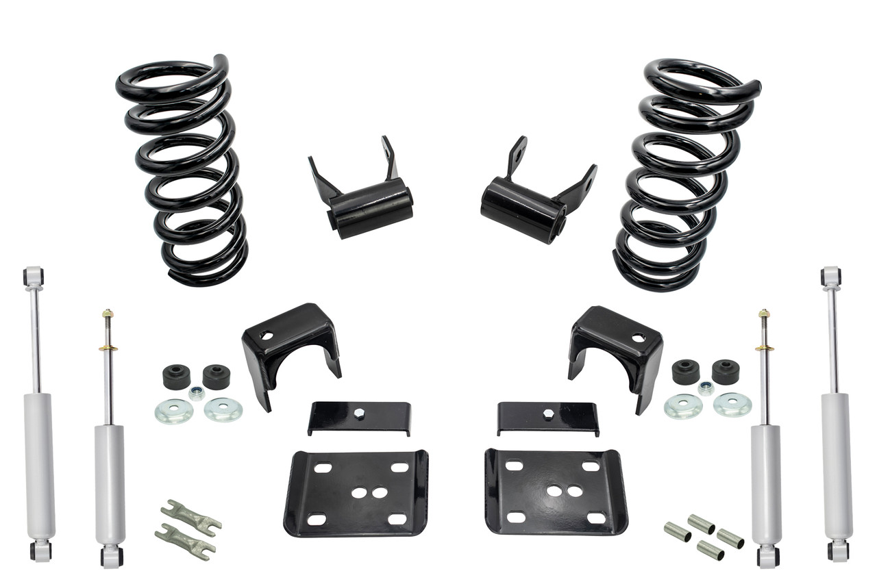 1999 - 2006 Chevrolet Silverado / GMC Sierra 1500 V6 3" / 5" Lower Drop + SHOCKS