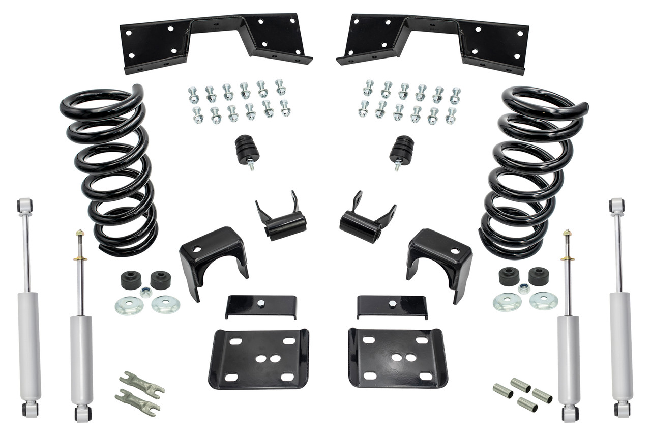 1999 - 00 Chevrolet Silverado GMC Sierra V6 3" / 5" Lower Drop + SHOCKS +C-NOTCH