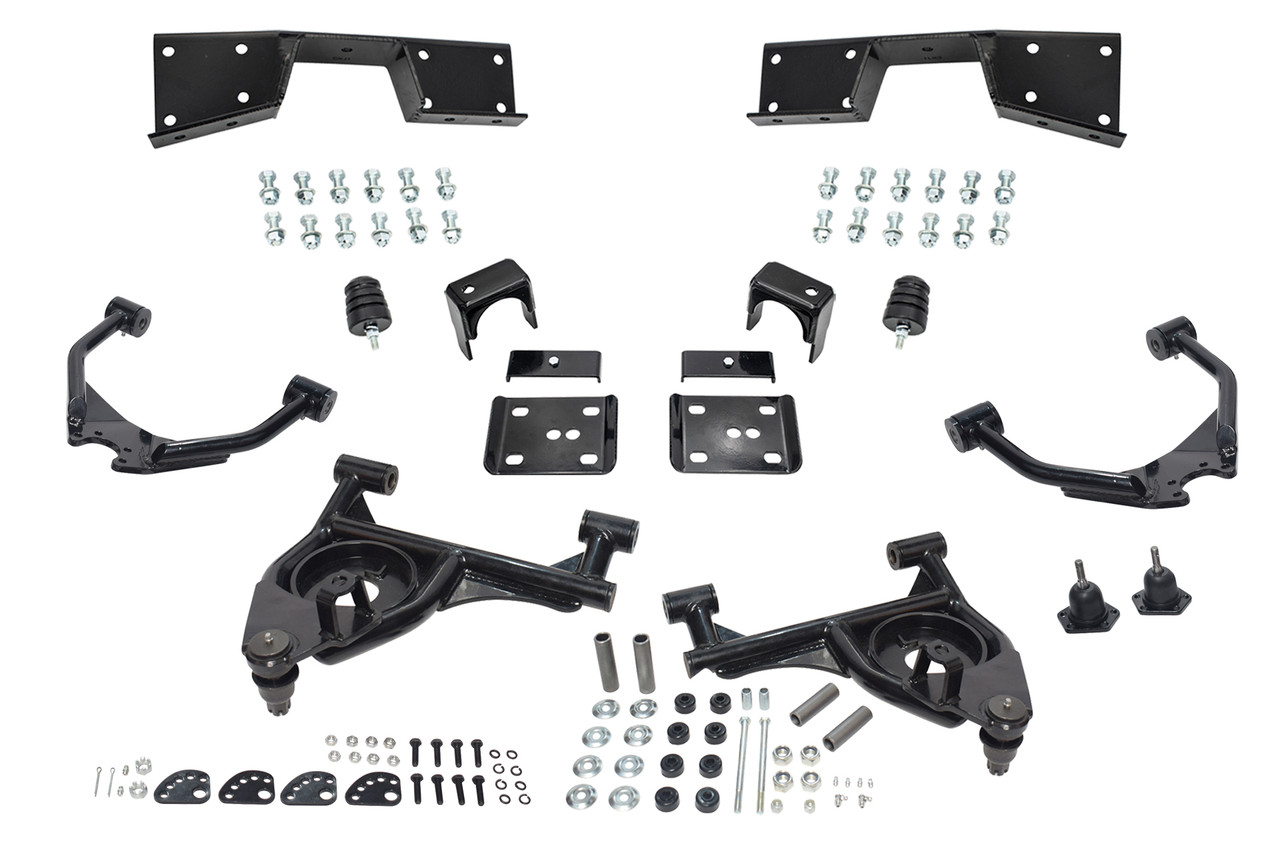 01 - 06 Silverado / Sierra 1500  4" / 6" Control Arm Drop Kit + C-Notch