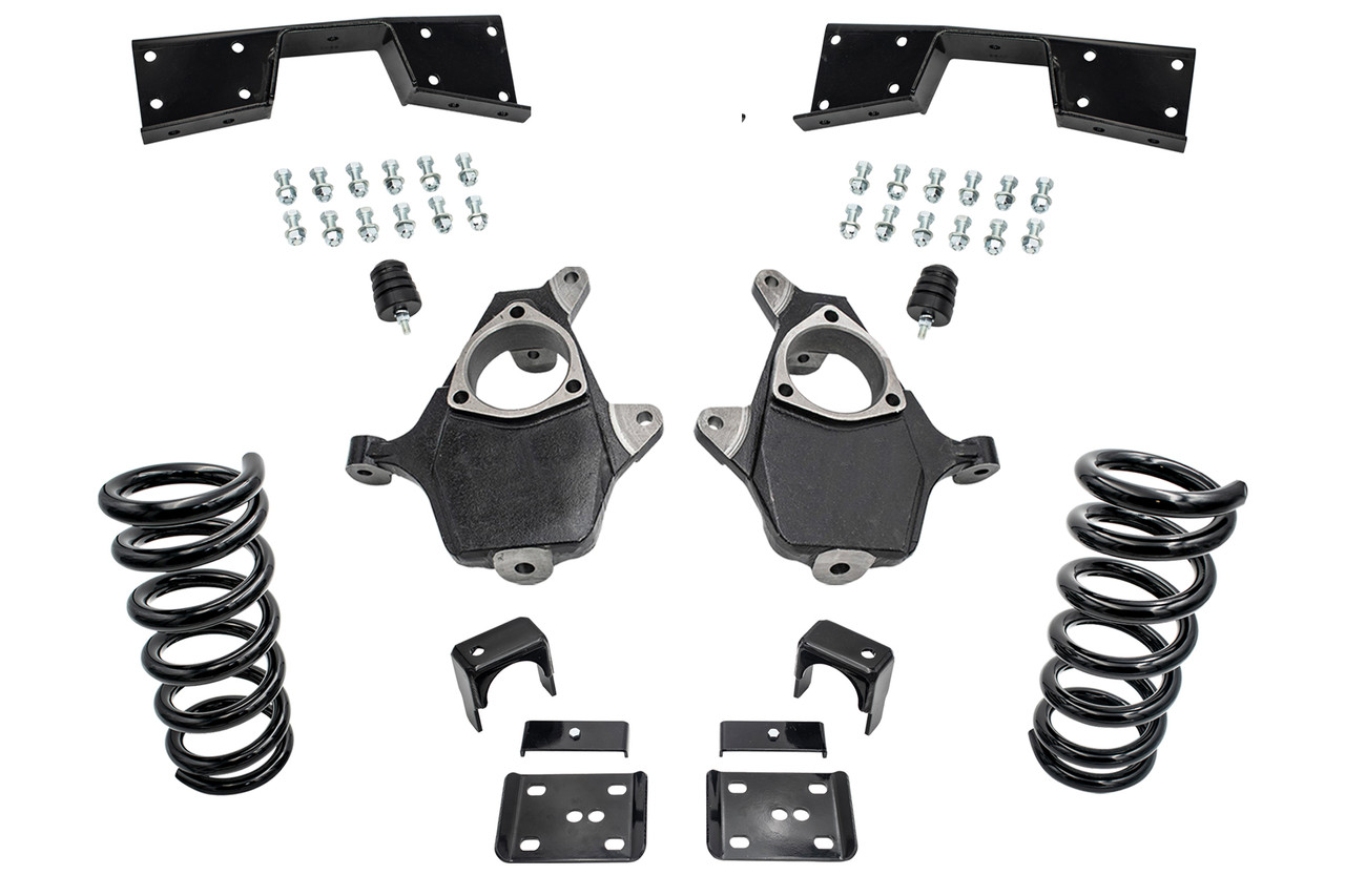 01 - 06 Silverado / Sierra 1500 (V8)  4" / 6" Coil Drop Kit + C-Notch