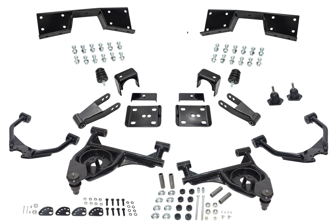 99 - 00 Silverado / Sierra 1500  4" / 7" Control Arm Drop Kit + C-Notch