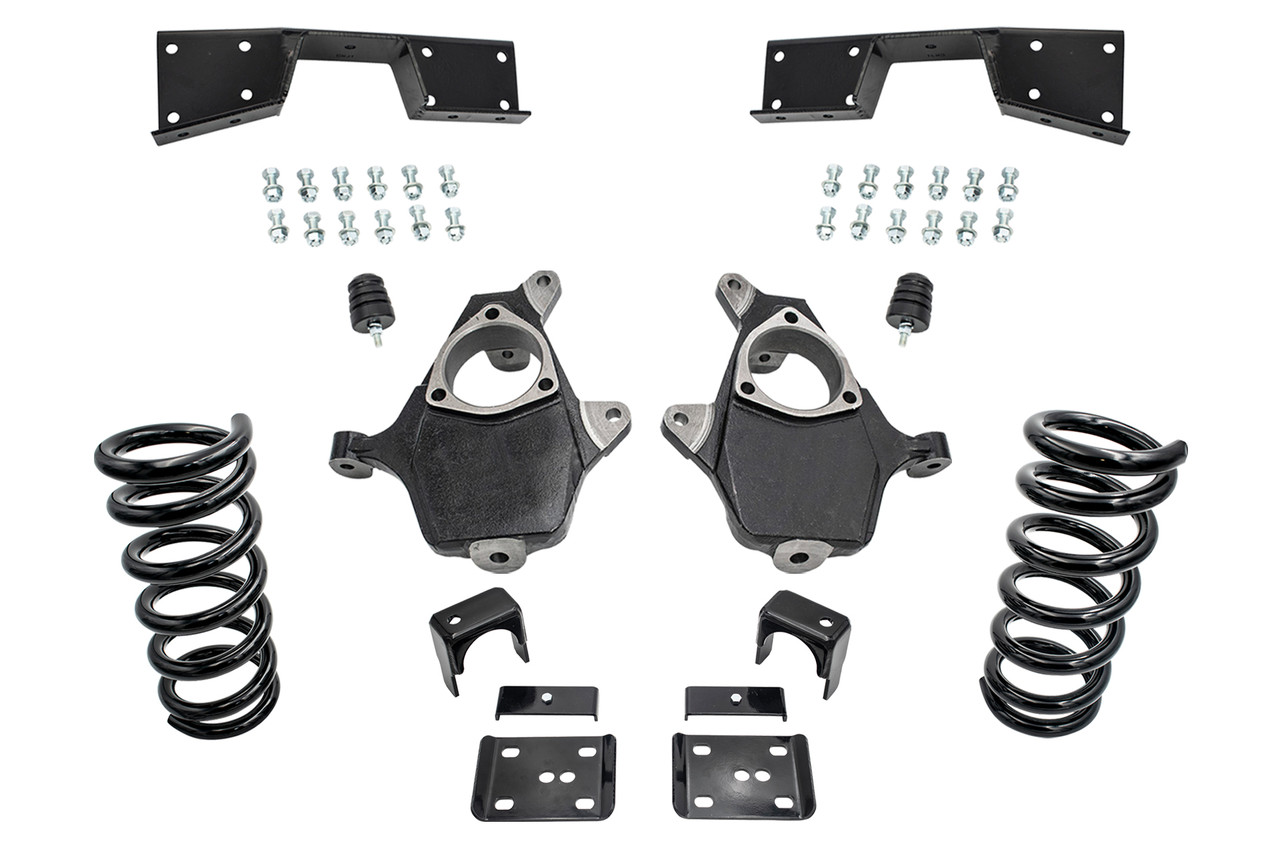 01 - 06 Silverado / Sierra 1500 (V8)  5" / 6" Coil Drop Kit + C-Notch