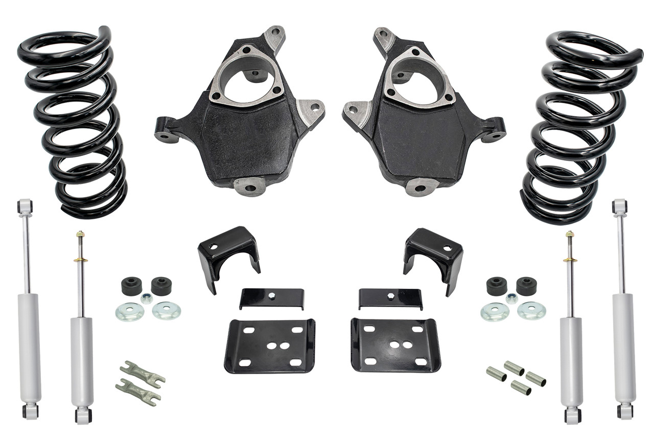 99 - 06 Silverado / Sierra 1500 (V8)  5" / 6" Drop Kit + Shocks