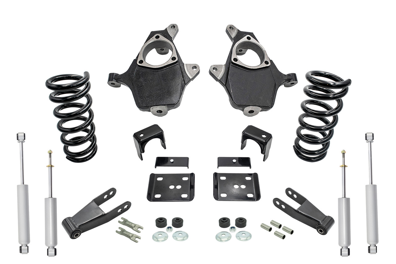 1999 - 2006 Chevrolet Silverado / GMC Sierra 1500 V8 5" / 7" Lower Drop + SHOCKS