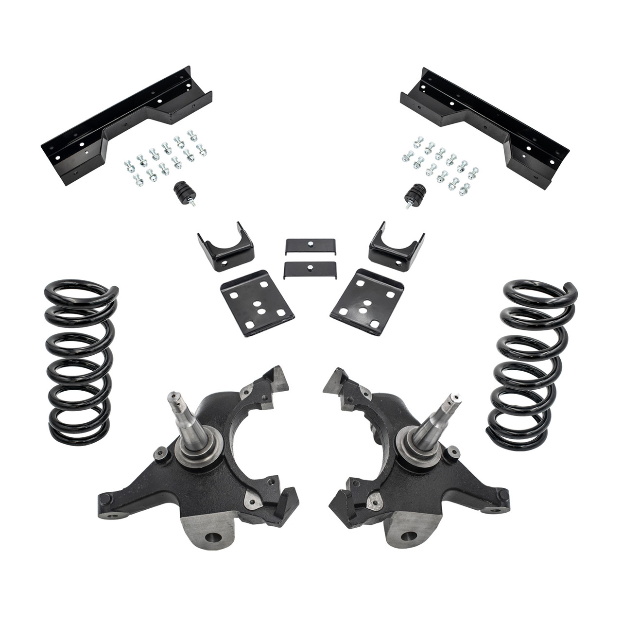 88 - 98 C1500 4" / 6" Drop Kit (V6) + C-Notch
