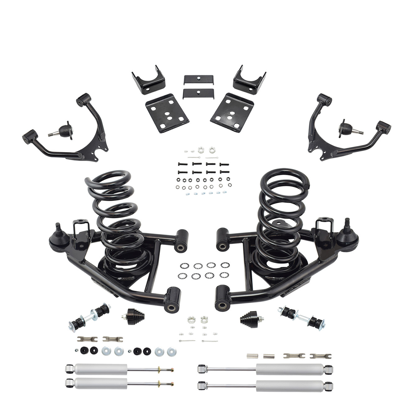 4" / 6" Control Arm Drop Kit for 88-98 Chevy / GMC C1500 V6 w/ Shocks