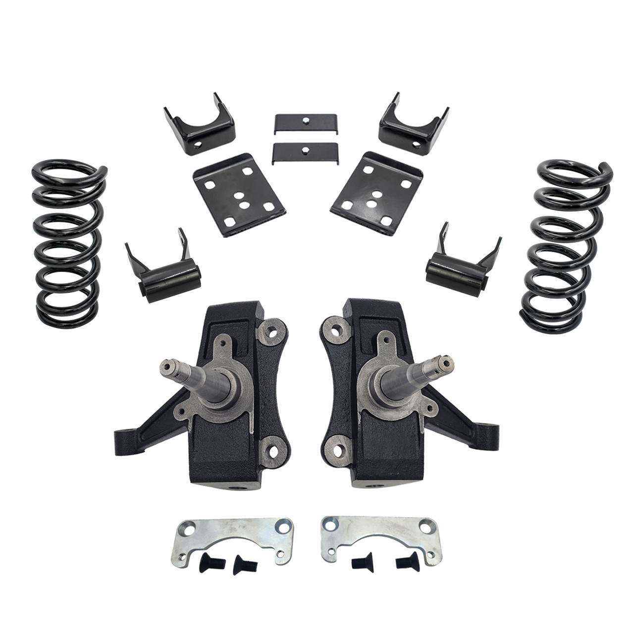 88 - 98 C1500 3" / 5" Spindle + Coil Drop Kit (V6) (No Track Width Change)