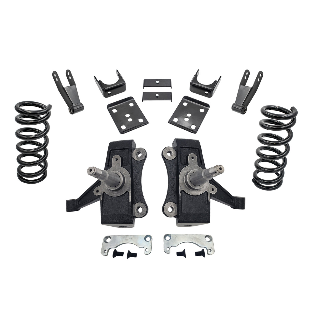 1988-1998 Chevrolet GMC C1500 W/1.25" ROTORS V6 5"/7"-8" Lowering Kit (No Track Width Change)