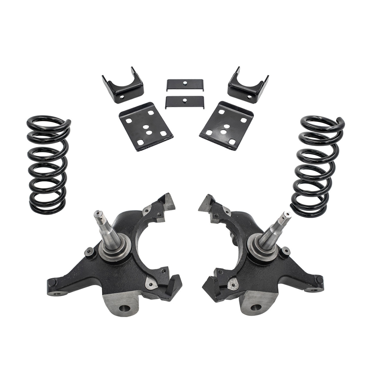 5/6 Spindle Drop Lowering Kit FOR 88-91 Chevy GMC C1500 Std Cab 1" Rotors 2WD V8