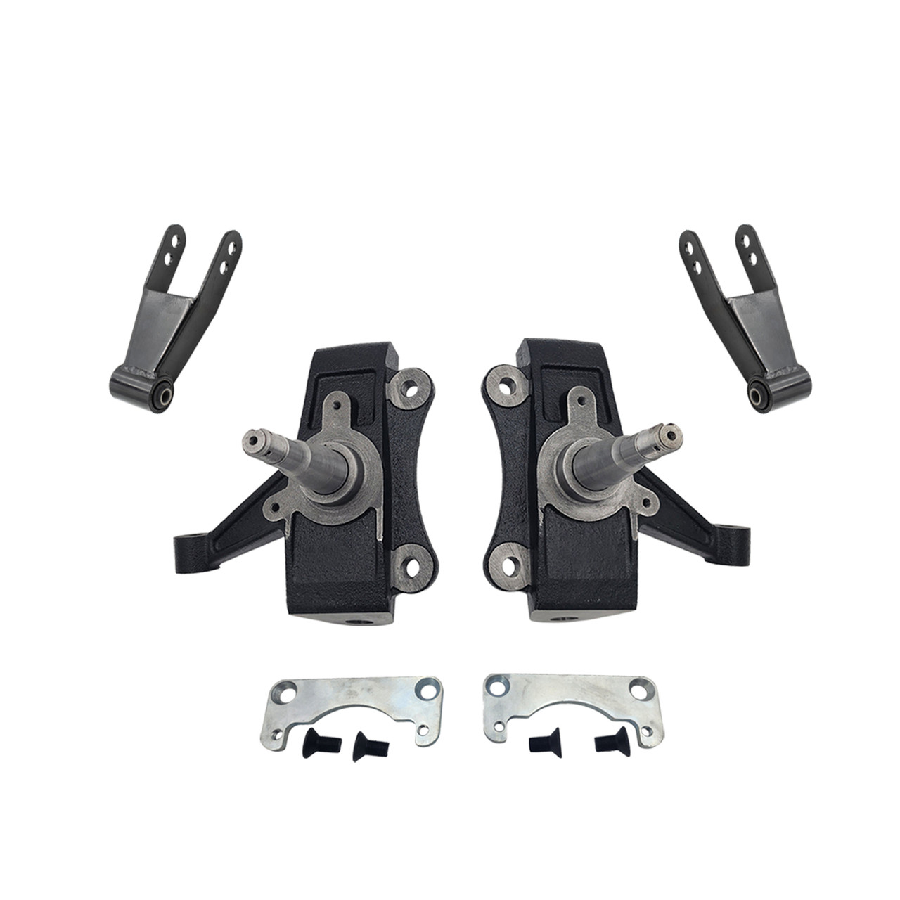 2/1-2 No Track Width Drop Kit FOR 88-91 Chevy GMC C1500 Std Cab 1" Rotors 2WD