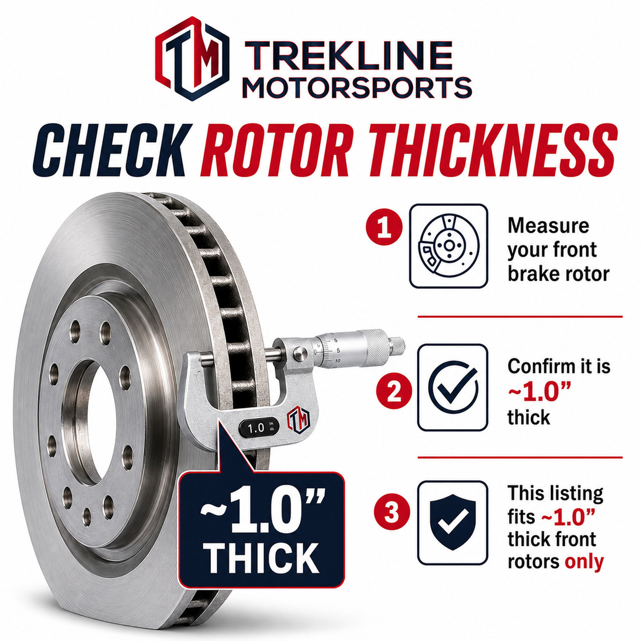 Measure Rotors (1.00" Thick)