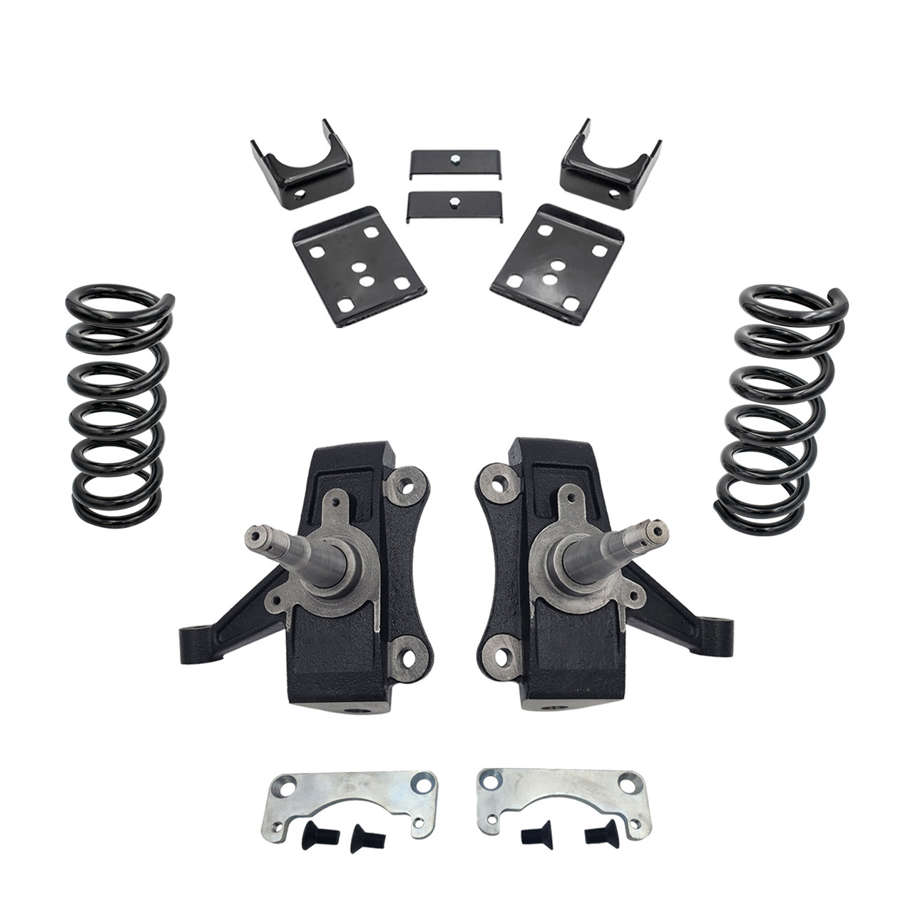5/6 No Track Width Drop Kit FOR 88-91 Chevy GMC C1500 Std Cab 1" Rotors 2WD V6