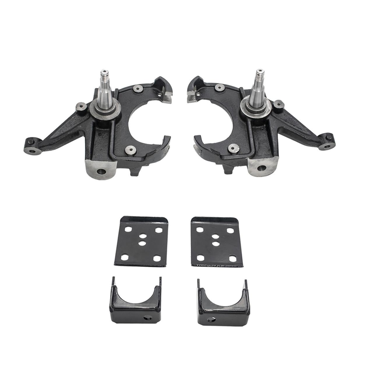 3/6 Spindle Drop Lowering Kit FOR 73-87 Chevy GMC C10 C15 1" Rotors 2WD