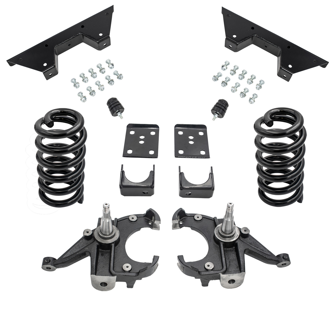5/6 Spindle Drop Kit + C-Notch FOR 73-87 Chevy GMC C10 C15 1" Rotors 2WD