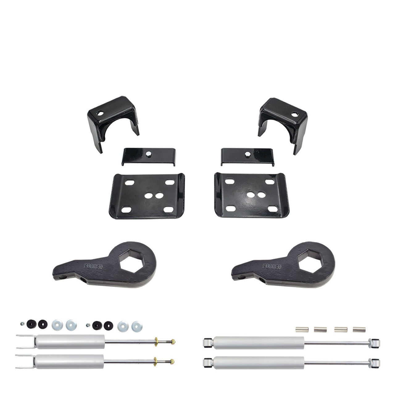 3"/6" Drop Lowering Kit + Shocks FOR 99-06 Chevy Silverado GMC Sierra 1500 4WD