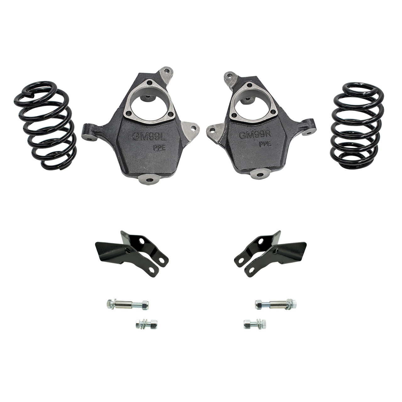 2"/4" 00-06 GM SUV Drop Kit - Spindles | Ext