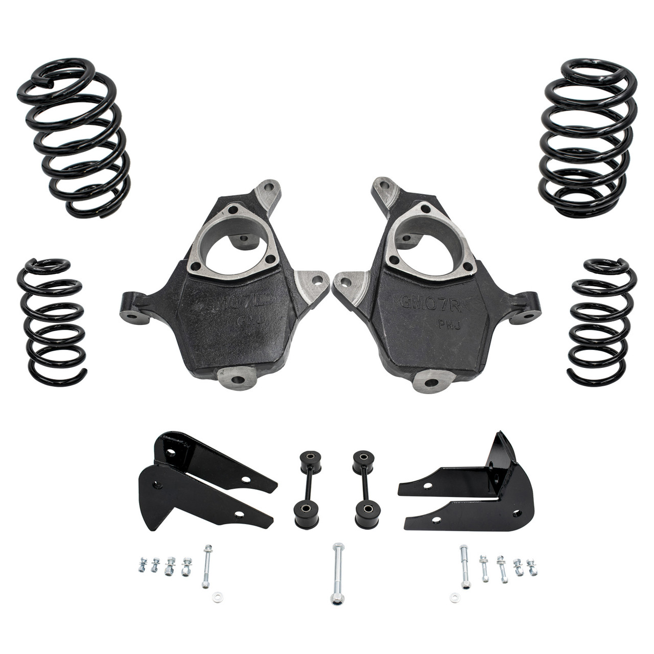 4/6 07-14 GM SUV Spindle + Coil Drop Kit