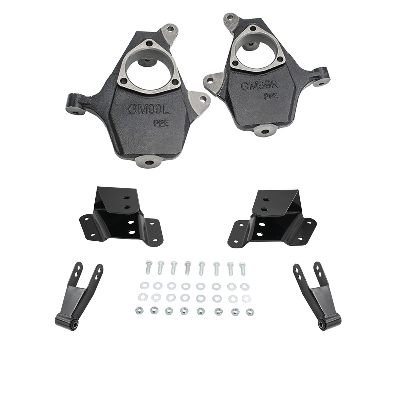 2"/3"-4" Drop Lowering Kit FOR 99-06 Chevy Silverado GMC Sierra 1500 2WD 4WD